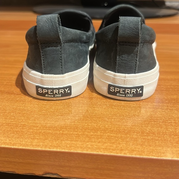 SPERRY Women’s Slip On Sneakers Black & White Size 7 Brand New Without Tags - Picture 7 of 11